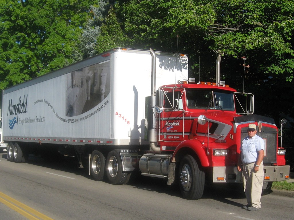 Mansfield Plumbing Driver & 43 yr employee Ron Cline